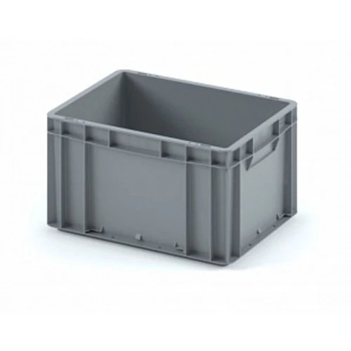 Евроконтейнер EC-4322.3 400x300x220 мм с закрытыми ручками, усиленное дно