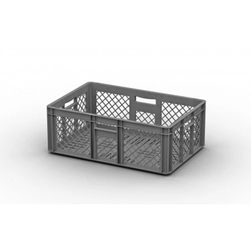 Евроконтейнер EC-6422 600x400x220 мм перфорированный