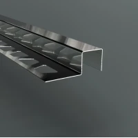 Наружный П-образный профиль PС-6 для плитки и керамогранита 2,5м