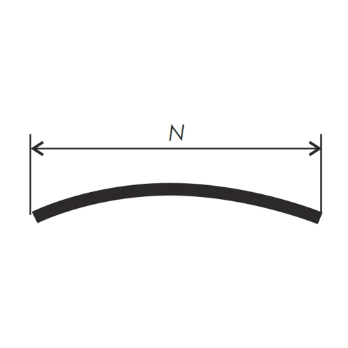 Порог PR-2 радиусный 3м