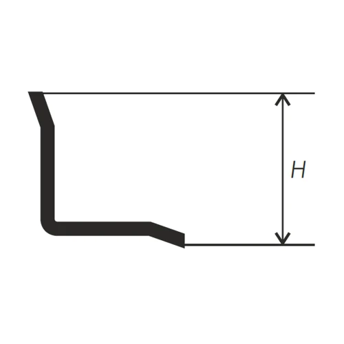 Внутренний угол L-4 для плитки и керамогранита 2,5м
