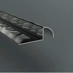 Наружный полукруглый С-образный профиль PС-7 для плитки и керамогранита 3м