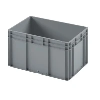Евроконтейнер EC-6432.3 600x400x320 мм с закрытыми ручками, усиленное дно