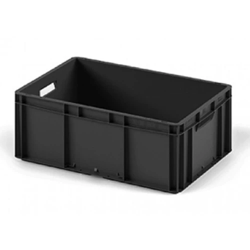 Евроконтейнер EC-6422.4 600x400x220 мм с открытыми ручками, сплошной