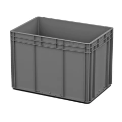 Евроконтейнер EC-6442.3 600x400x420 мм с закрытыми ручками, усиленное дно