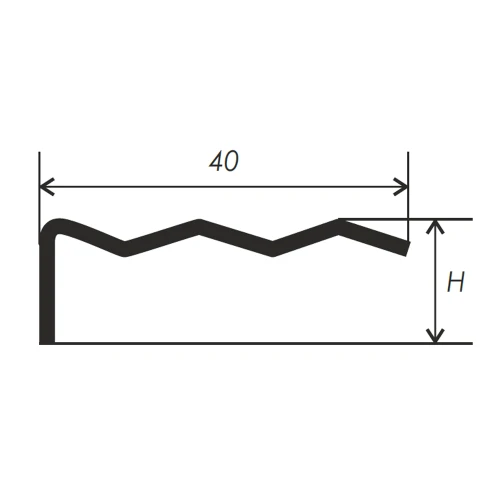 Накладка на ступень PW-2 3м