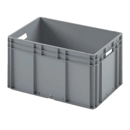 Евроконтейнер EC-6432.3 600x400x320 мм с открытыми ручками, усиленное дно