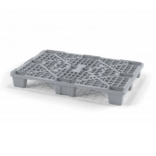 Паллет полимерный перфорированный 1200х800х140 мм на ножках
