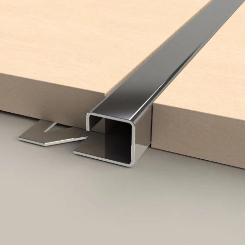 Наружный С-образный профиль PС-3 для плитки и керамогранита с фиксатором 2,7м