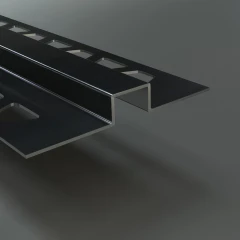 Декоративный П-образный профиль U-3 с фиксацией под покрытие 2,7м