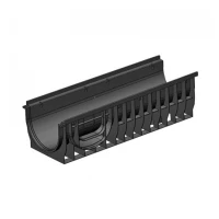 Лоток водоотводный пластиковый Gidrolica Standart DN300 H280