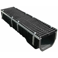 Лоток пластиковый MAX 200 с чугунными решетками (Е – до 60 т)