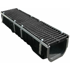 Лоток пластиковый MAX 200 с чугунными решетками (Е – до 60 т)