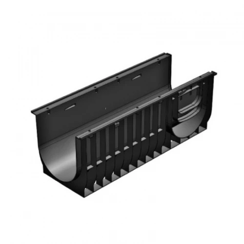 Лоток водоотводный пластиковый Gidrolica Standart DN300 H380