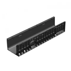 Лоток водоотводный пластиковый Gidrolica Standart DN200 H185 усиленный