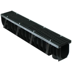 Лоток пластиковый MAX 100 с чугунными решетками (Е – до 60 т)