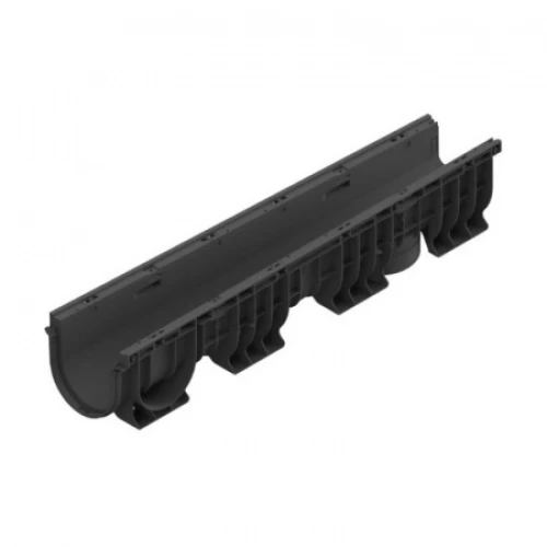 Лоток водоотводный пластиковый PolyMax Basic DN150 H200 усиленный