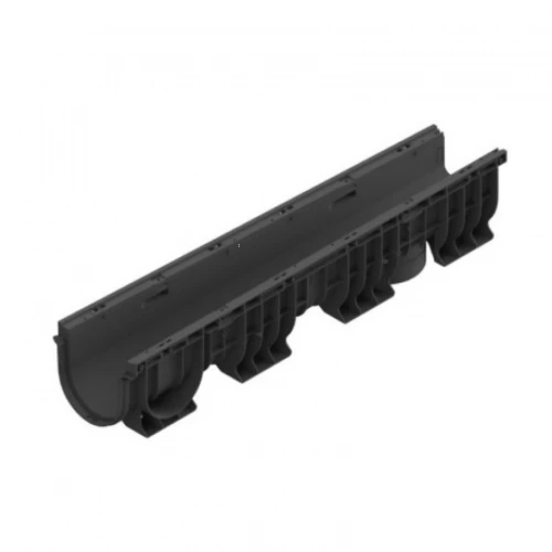 Лоток водоотводный пластиковый PolyMax Basic DN150 H200 усиленный