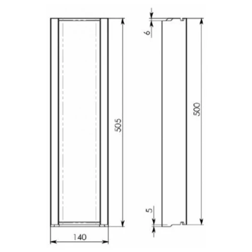 Мелкосидящий лоток BGF DN100, h 80, без уклона