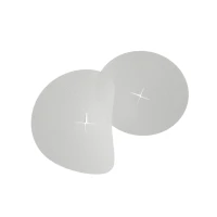 Заплатка для крепежных элементов ELASTOMERIC CHIPS, круглая 70х70 мм белая, 50 шт