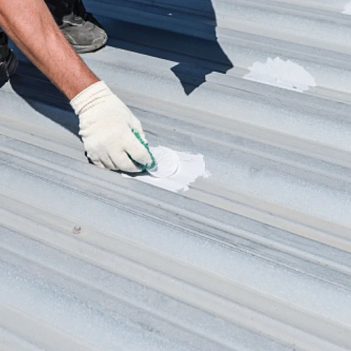 Заплатка для крепежных элементов ELASTOMERIC CHIPS, квадрат 90х90 мм белый, 50 шт