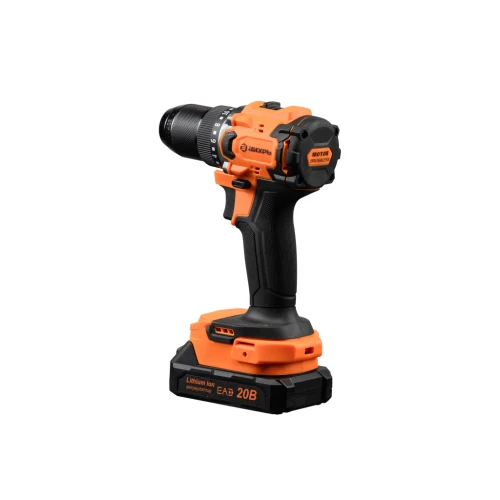 Дрель-шуруповерт аккумуляторная ДА-20Л-2К/БП (2,0 А/ч) (бесщеточный двигатель, 70Нм) Вихрь