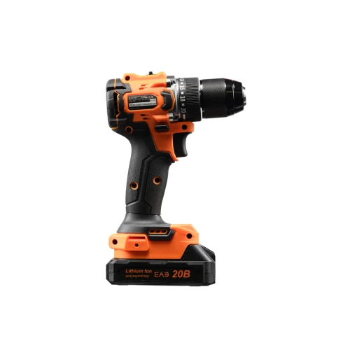Дрель-шуруповерт аккумуляторная ДА-20Л-2К/БП (2,0 А/ч) (бесщеточный двигатель, 70Нм) Вихрь