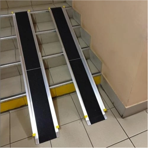 Пандус телескопический двухсекционный Антислип 900 мм