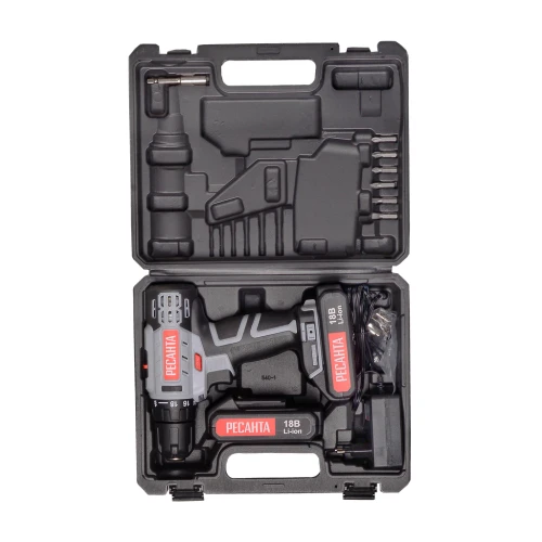 Дрель-шуруповерт аккумуляторная ДА-18-2ЛК-У Ресанта