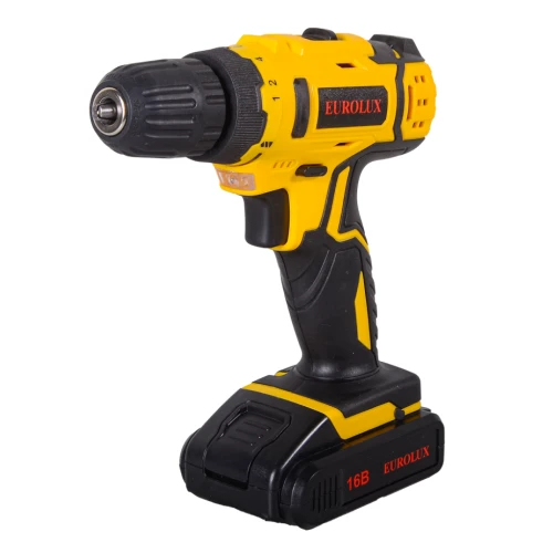 Дрель-шуруповерт аккумуляторная ДА-16/2Li Eurolux