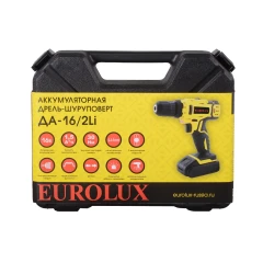 Дрель-шуруповерт аккумуляторная ДА-16/2Li Eurolux