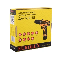 Дрель-шуруповерт аккумуляторная ДА-12/2-1Li Eurolux