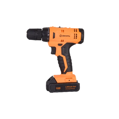 Дрель-шуруповерт аккумуляторная ДА-18Л-2К (2,0 А/ч) Вихрь