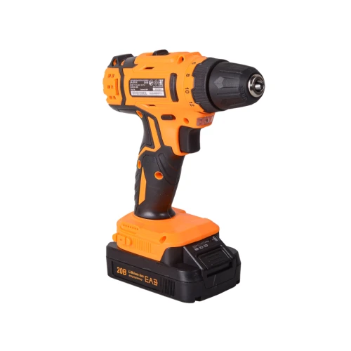 Дрель-шуруповерт аккумуляторная ДА-20Л-2К (2,0 А/ч) Вихрь