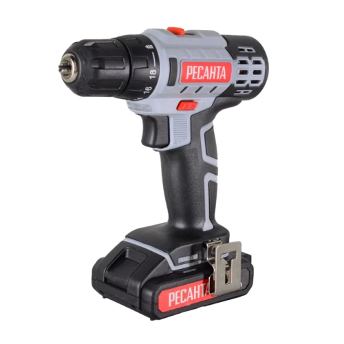 Дрель-шуруповерт аккумуляторная ДА-18-2ЛК Ресанта