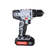 Дрель-шуруповерт аккумуляторная ДА-18-2ЛК Ресанта