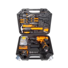 Дрель-шуруповерт аккумуляторная ДА-12Л-2КН с набором инструментов Вихрь