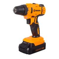 Дрель-шуруповерт аккумуляторная ДА-20Л-2КА с набором оснастки 65 предметов Вихрь