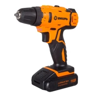 Дрель-шуруповерт аккумуляторная ДА-16Л-2КА с набором оснастки 65 предметов Вихрь