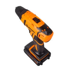 Дрель-шуруповерт аккумуляторная ДА-16Л-2КА с набором оснастки 65 предметов Вихрь