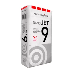 Шпатлёвка финишная полимерная Danogips Dano Jet 9, 20 кг