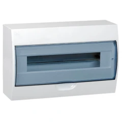 Щит навесной IEK ЩРН-П 18 модулей IP41 белый