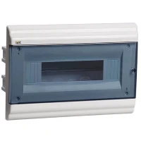 Щит встраиваемый IEK Prime ЩРВ-П 12 модулей IP41 белый