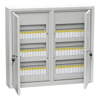 Щит навесной IEK ЩРН 72 модуля с дверцей и замком IP31 серый