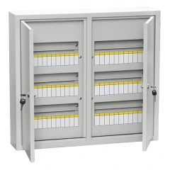 Щит навесной IEK ЩРН 72 модуля с дверцей и замком IP31 серый