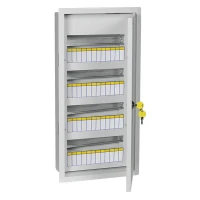 Щит встраиваемый IEK ЩРВ-48 Trend 48 модулей с дверцей и замком IP31 серый