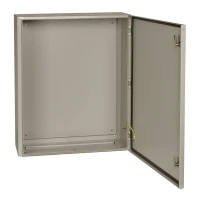 Щит навесной IEK ЩМП-4-0 с монтажной панелью с дверцей и замком IP54