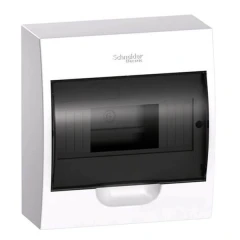 Щит навесной Schneider Electric Easy9 8 модулей прозрачная темная дверца IP40