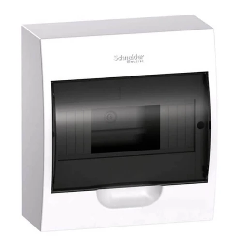 Щит навесной Schneider Electric Easy9 8 модулей прозрачная темная дверца IP40