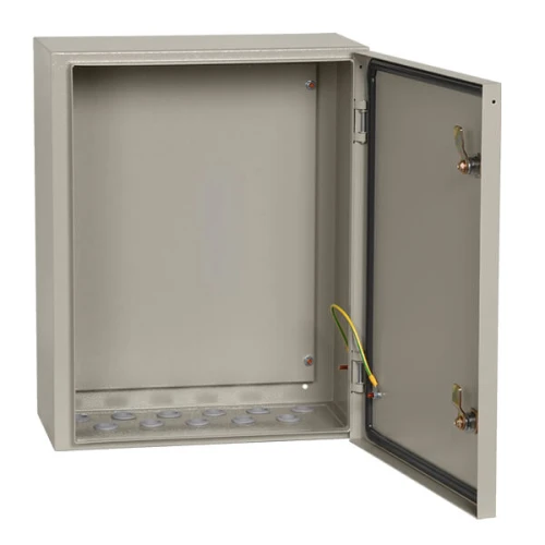 Щит навесной IEK ЩМП-2-0 с монтажной панелью с дверцей и замком IP54